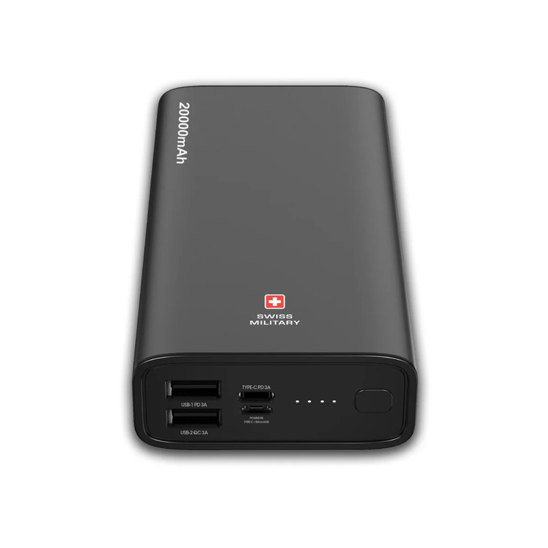 Swiss Military Biendron Power Pack PD 20000MAh - Black -  مزود طاقة